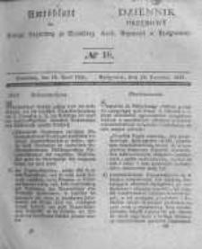 Amtsblatt der K&ouml;niglichen Preussischen Regierung zu Bromberg. 1841.04.16 No.16