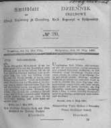 Amtsblatt der K&ouml;niglichen Preussischen Regierung zu Bromberg. 1841.05.14 No.20
