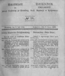 Amtsblatt der K&ouml;niglichen Preussischen Regierung zu Bromberg. 1841.07.09 No.28