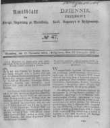 Amtsblatt der K&ouml;niglichen Preussischen Regierung zu Bromberg. 1841.11.19 No.47