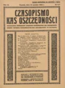 Czasopismo Kas Oszczędności: miesięcznik poświęcony sprawom Komunalnych Kas Oszczędności 1938.06.15 R.13 Nr6/7