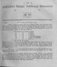 Oeffentlicher Anzeiger zum Amtsblatt No.10 der Königl. Preuss. Regierung zu Bromberg. 1841