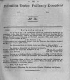 Oeffentlicher Anzeiger zum Amtsblatt No.36 der Königl. Preuss. Regierung zu Bromberg. 1841