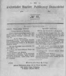 Oeffentlicher Anzeiger zum Amtsblatt No.41 der Königl. Preuss. Regierung zu Bromberg. 1841