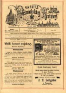 Gazeta Poznańskiej Wystawy : oficyalny organ Prowincyonalnej Wystawy Przemysłowej. 1895 nr14
