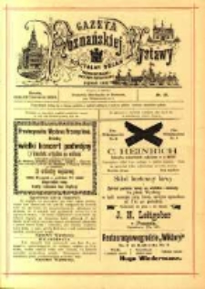 Gazeta Poznańskiej Wystawy : oficyalny organ Prowincyonalnej Wystawy Przemysłowej. 1895 nr18