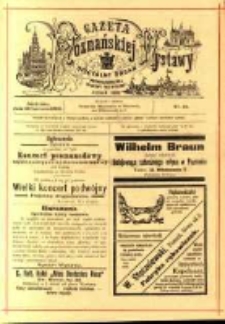 Gazeta Poznańskiej Wystawy : oficyalny organ Prowincyonalnej Wystawy Przemysłowej. 1895 nr22