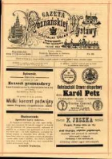Gazeta Poznańskiej Wystawy : oficyalny organ Prowincyonalnej Wystawy Przemysłowej. 1895 nr23