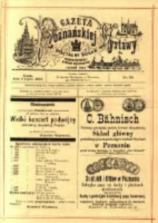 Gazeta Poznańskiej Wystawy : oficyalny organ Prowincyonalnej Wystawy Przemysłowej. 1895 nr39