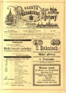Gazeta Poznańskiej Wystawy : oficyalny organ Prowincyonalnej Wystawy Przemysłowej. 1895 nr40
