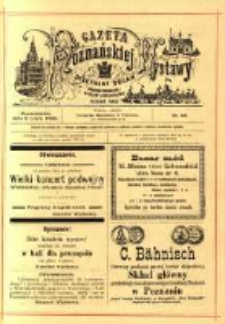 Gazeta Poznańskiej Wystawy : oficyalny organ Prowincyonalnej Wystawy Przemysłowej. 1895 nr44