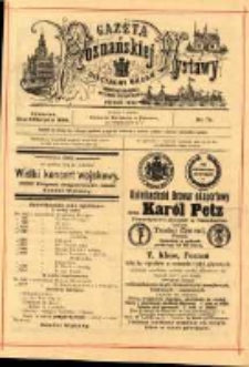 Gazeta Poznańskiej Wystawy : oficyalny organ Prowincyonalnej Wystawy Przemysłowej. 1895 nr75