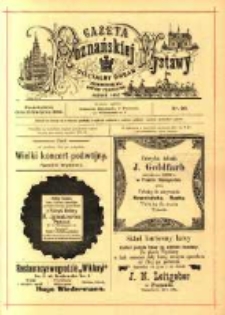 Gazeta Poznańskiej Wystawy : oficyalny organ Prowincyonalnej Wystawy Przemysłowej. 1895 nr86