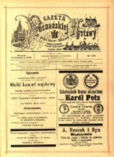 Gazeta Poznańskiej Wystawy : oficyalny organ Prowincyonalnej Wystawy Przemysłowej. 1895 nr108