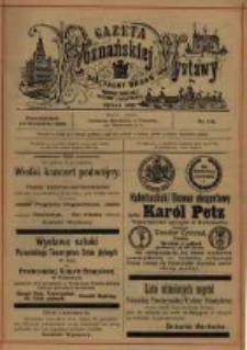 Gazeta Poznańskiej Wystawy : oficyalny organ Prowincyonalnej Wystawy Przemysłowej. 1895 nr114