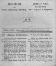 Amtsblatt der K&ouml;niglichen Preussischen Regierung zu Bromberg. 1842.01.28 No.4