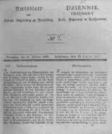 Amtsblatt der K&ouml;niglichen Preussischen Regierung zu Bromberg. 1841.02.18 No.7