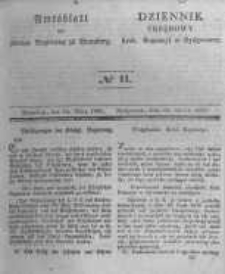Amtsblatt der K&ouml;niglichen Preussischen Regierung zu Bromberg. 1841.03.18 No.11