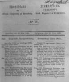 Amtsblatt der K&ouml;niglichen Preussischen Regierung zu Bromberg. 1841.05.20 No.20