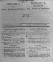 Amtsblatt der K&ouml;niglichen Preussischen Regierung zu Bromberg. 1841.07.29 No.30