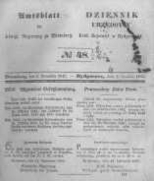 Amtsblatt der K&ouml;niglichen Preussischen Regierung zu Bromberg. 1841.12.02 No.48