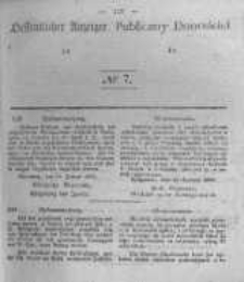 Oeffentlicher Anzeiger zum Amtsblatt No.7 der Königl. Preuss. Regierung zu Bromberg. 1842