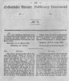 Oeffentlicher Anzeiger zum Amtsblatt No.9 der Königl. Preuss. Regierung zu Bromberg. 1842