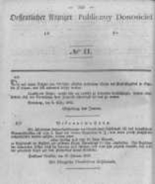 Oeffentlicher Anzeiger zum Amtsblatt No.11 der Königl. Preuss. Regierung zu Bromberg. 1842