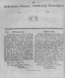 Oeffentlicher Anzeiger zum Amtsblatt No.21 der Königl. Preuss. Regierung zu Bromberg. 1842