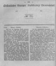 Oeffentlicher Anzeiger zum Amtsblatt No.22 der Königl. Preuss. Regierung zu Bromberg. 1842
