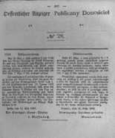 Oeffentlicher Anzeiger zum Amtsblatt No.28 der Königl. Preuss. Regierung zu Bromberg. 1842