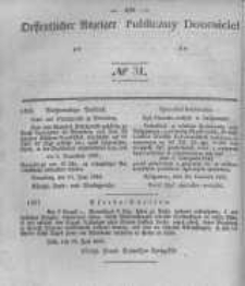 Oeffentlicher Anzeiger zum Amtsblatt No.31 der K&ouml;nigl. Preuss. Regierung zu Bromberg. 1842