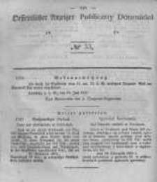 Oeffentlicher Anzeiger zum Amtsblatt No.33 der K&ouml;nigl. Preuss. Regierung zu Bromberg. 1842