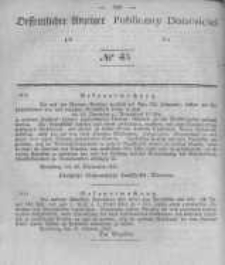 Oeffentlicher Anzeiger zum Amtsblatt No.45 der Königl. Preuss. Regierung zu Bromberg. 1842