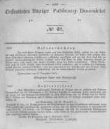 Oeffentlicher Anzeiger zum Amtsblatt No.48 der Königl. Preuss. Regierung zu Bromberg. 1842