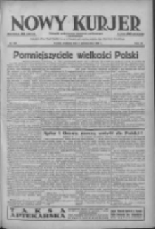 Nowy Kurjer: dziennik poświęcony sprawom politycznym i społecznym 1938.10.09 R.49 Nr232