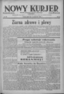 Nowy Kurjer: dziennik poświęcony sprawom politycznym i społecznym 1938.10.14 R.49 Nr236