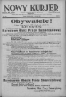 Nowy Kurjer: dziennik poświęcony sprawom politycznym i społecznym 1938.12.04 R.49 Nr278