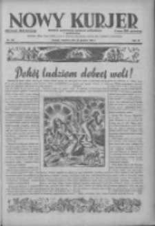 Nowy Kurjer: dziennik poświęcony sprawom politycznym i społecznym 1938.12.25 R.49 Nr295