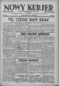 Nowy Kurjer: dziennik poświęcony sprawom politycznym i społecznym 1938.09.09 R.49 Nr206