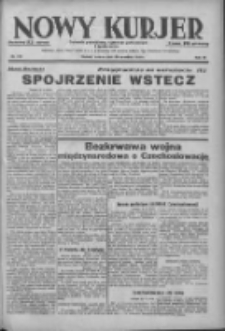 Nowy Kurjer: dziennik poświęcony sprawom politycznym i społecznym 1938.09.20 R.49 Nr215