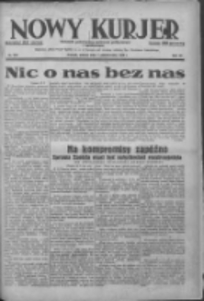 Nowy Kurjer: dziennik poświęcony sprawom politycznym i społecznym 1938.10.01 R.49 Nr225