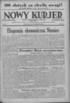 Nowy Kurjer: dziennik poświęcony sprawom politycznym i społecznym 1938.10.28 R.49 Nr248