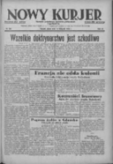 Nowy Kurjer: dziennik poświęcony sprawom politycznym i społecznym 1938.11.18 R.49 Nr264