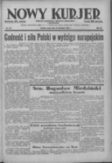 Nowy Kurjer: dziennik poświęcony sprawom politycznym i społecznym 1938.11.30 R.49 Nr274