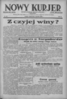 Nowy Kurjer: dziennik poświęcony sprawom politycznym i społecznym 1938.09.06 R.49 Nr203