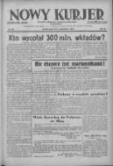 Nowy Kurjer: dziennik poświęcony sprawom politycznym i społecznym 1938.10.05 R.49 Nr228