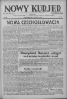 Nowy Kurjer: dziennik poświęcony sprawom politycznym i społecznym 1938.10.07 R.49 Nr230