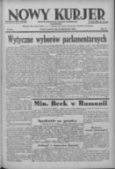 Nowy Kurjer: dziennik poświęcony sprawom politycznym i społecznym 1938.10.20 R.49 Nr241