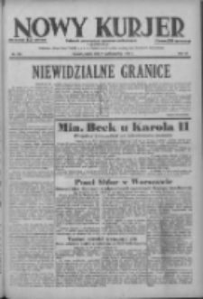 Nowy Kurjer: dziennik poświęcony sprawom politycznym i społecznym 1938.10.21 R.49 Nr242